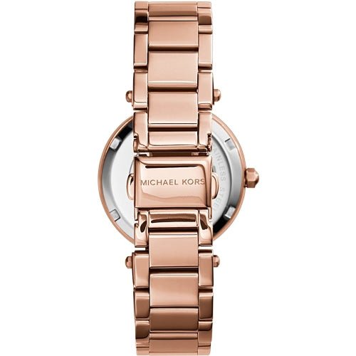 Michael Kors Ladies Mini Parker Rose Gold Stainless Steel Watch - MK5616 - Image 3
